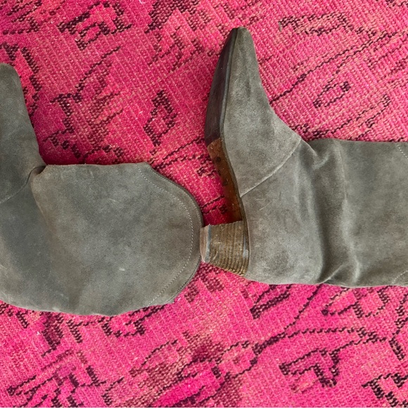 See By Chloe Gray Suede Ankle Booties - Picture 3 of 4